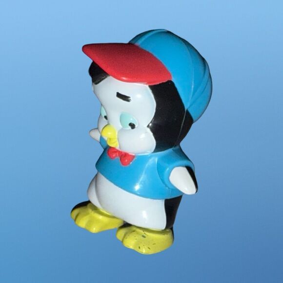 1997 Pudge Penguin Cats Don't Dance Movie Subway Wind-Up Action Figure Toy A12 - Picture 5 of 7